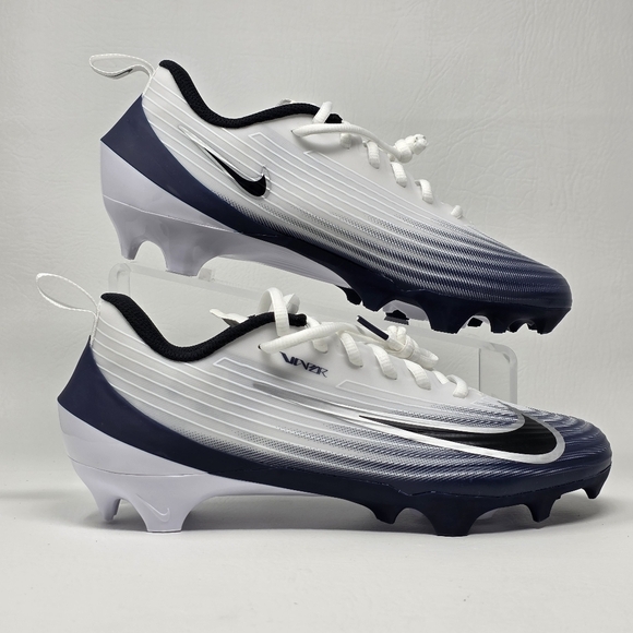 Nike Vapor Speed 3 Men\'s Size 8 White Blue Navy Football Cleats HM8849-103 New main image 10